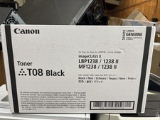 Canon T08 Black Toner Cartridge OEM GENUINE T-08 LBP1238 MF1238 BRAND NEW picture