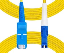 Fibergaga 30m 98ft OS2 SC/UPC to LC/UPC Fiber Patch Cable Single Mode Fiber picture