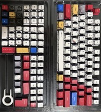 NEW Anime Manga Keycap Set PBT 129 Keys Cherry MX Profile Red Black Dye-Sub picture