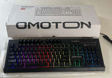 MK201 Gaming Mechanical Keyboard LED Backlit Wired Blue Switches New picture