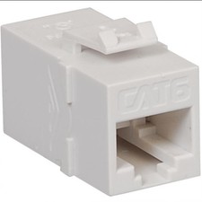 ICC CAT 6 Modular Coupler White TDICC-IC107CP6WH Telecommunication Patchcords picture