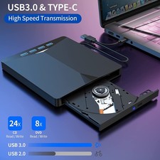 7 IN1 BD Burner External Drive Blue Ray Burner BD-RW BD DVD RW Disc Writer A7 picture