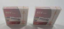 Lot of 2 Iomega REV Disk PC 35 GB / 90 GB Compressed Removeable Hard Disks picture