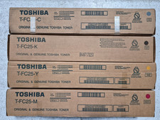 Toshiba TFC25 Toner Cartridge Set T-FC25-K T-FC25-C T-FC25-M T-FC25-Y picture