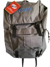 American Tourister Embark Computer Laptop Backpack eBay Logo Gray Black 10x14 picture