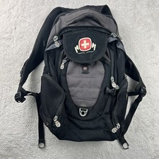 Swiss Gear Backpack Airflow Black Used *One Clip Broken * picture