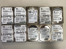 lot of 10 HPE 300GB 10K RPM 6G SAS 2.5 MIX Hard Drive 652564-B21 653955-001 picture