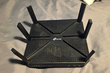 TP-LINK Archer C4000 AC4000 Tri-Band MU-MIMO Wi-Fi Router Black, Tested Working picture