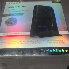 NETGEAR Nighthawk CM3000 DOCSIS 3.1 2.5Gbps Gaming Cable Modem Black picture