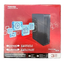 Toshiba 3TB Canvio Desktop External Hard Drive / HDWC130XK3J1/USB 3.0 picture