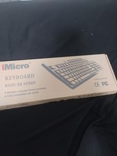iMicro KB-US819EB Wired Keyboard Fully Compatible OS Black picture