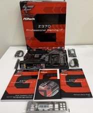10GbE ASRock Fatal1ty Z370 Professional Gaming i7 LGA1151 Wi-Fi Motherboard RARE picture