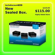 Netgear Nighthawk MK63 WiFi 6 Mesh System Dual Band MK63-100NAS picture