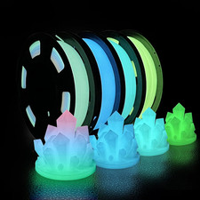 3D Printer Filament Bundle, Glow in the Dark Filament Multicolor, Green, Blue an picture