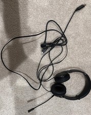 Kensington Headset USb A Wired Headset Headphones With Boom Microphone Black picture