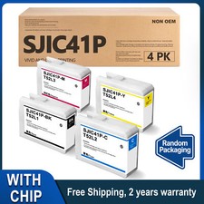 4PK High Yield SJIC41P Ink With Chip For Epson CW-C4000 Printer picture
