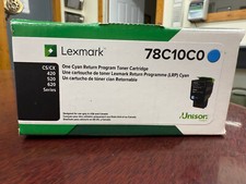 New Lexmark 78C10C0 Cyan Toner Cartridge picture