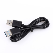 USB 3.0 A Male to A Male Cable Data Transfer Super Speed Power Charger Metal LOT picture
