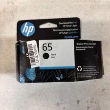 Genuine HP 65 Black Ink Cartridge New  2027 picture