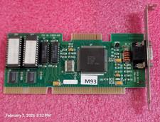 EVEREX EV628 VIEWPOINT AVGA1 256K ISA VGA CARD E3EEV-628 Retro Gaming works #M93 picture