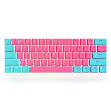 61 Keys Miami Keycaps Set PBT Backlit OEM Profile Cherry MX Mechanical picture