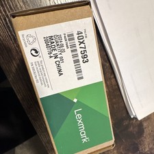 Lexmark 40X7593 Genuine Original Laser Toner Cartridge, Green picture