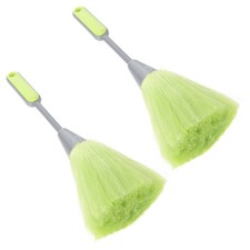 2Pcs Reusable Keyboard Cleaning Brush Desktop Dust Remover Coffee Color picture