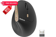 SABLUTE MAM3 Ergonomic Mouse, Wireless Mouse for small，medium, Black picture