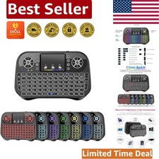Compact 2.4GHz Mini Wireless Keyboard with Touchpad and 7-Color RGB Backlighting picture