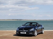 Cars mercedes benz slk 250 cdi cabriolet Desk Mat Stitched picture