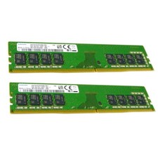 New Samsung 16GB 2X8GB DDR4 2400MHz PC4-19200 UDIMM Memory Ram M378A1K43CB2-CRC picture