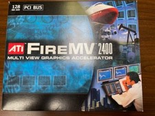 ATI FireMV 2400 PCI 128 MB DDR with cables, adapters in original box picture