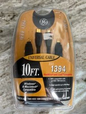 GE Firewire Universal Cable All-In-One 10 Ft H097914 Firewire And i.Linx NEW picture