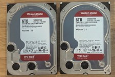 Pair of 2 WD Red 6TB NAS Hard Drives 3.5