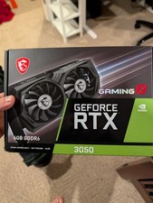 MSI NVIDIA GeForce RTX 3050 Gaming x 6GB GDDR6 Graphics Card picture