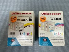 Office Depot® Ink Cartridges ~HP 940XL/940, Multi Pack~New sealed packs picture