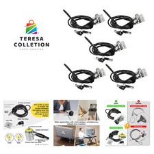 Laptop & Tablet Anti-Theft Lock Set - 5 Pack Security Solution with Anchor Plate picture