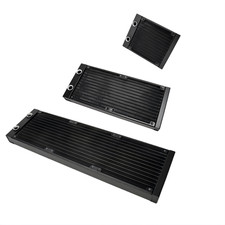 OCOCOO  120mm 240mm 360mm Radiator Aluminum G1/4 Threads Water Cooling Black picture