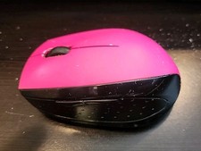ONN Hot Pink Wireless Mini Compact Travel Optical Mouse USB (USED) picture