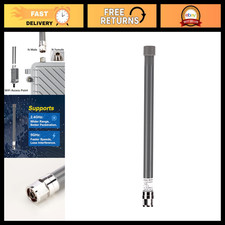 6dBi Dual Band WiFi Antenna - 2.4GHz & 5GHz Mini Omni N-Male Connector for Outdo picture
