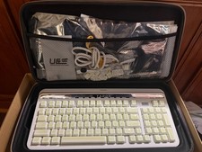 Prebuilt, Aluminum Custom Mechanical Keyboard TARGA98 ceramic keycaps picture