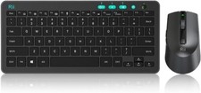 RKM709 2.4 Gigahertz Ultra-Slim Wireless Keyboard and Mouse Combo Multimedia ... picture