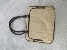 Timbuk2 Laptop Briefcase Bag 15 Inch Beige Padded Compartments Travel Work picture