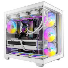 Antec C5 ARGB White, Mid-Tower ATX PC Case, Seamless Tempered Glass Front & Side picture
