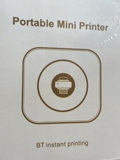 BT Portable Mini Mobile Printer Bluetooth Thermal Inkless B&W 203 DPI  picture