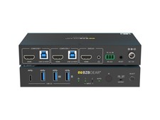 BZBGEAR 8K UHD HDMI 2.1 2x1 KVM Switch USB 3.0/Hotkey/IR BG-8K-KVM21A picture