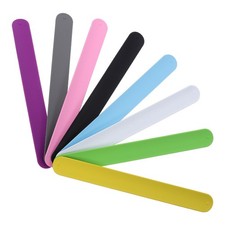 8 Pcs Silicone Snap Ring Tie Reusable Straps Multi-purpose Vibrant Cable picture
