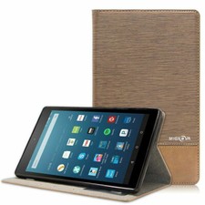 For Amazon Fire HD 8 6/7/8th Gen Leather Flip Slim Smart Stand Wallet Case Cover picture