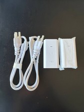 Lot of 2 Ubiquiti POE-24-12W-G-WH 24V Gigabit PoE Injectors w/ Cords & Mounts picture