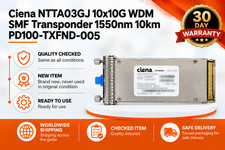 Ciena NTTA03GJ 10x10G WDM SMF Transponder 1550nm 10km PD100-TXFND-005 picture